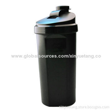 700mL Plastic Eco-friendly Shaker Bottle with Protein Cup, S/S metal Ball IncludedNew